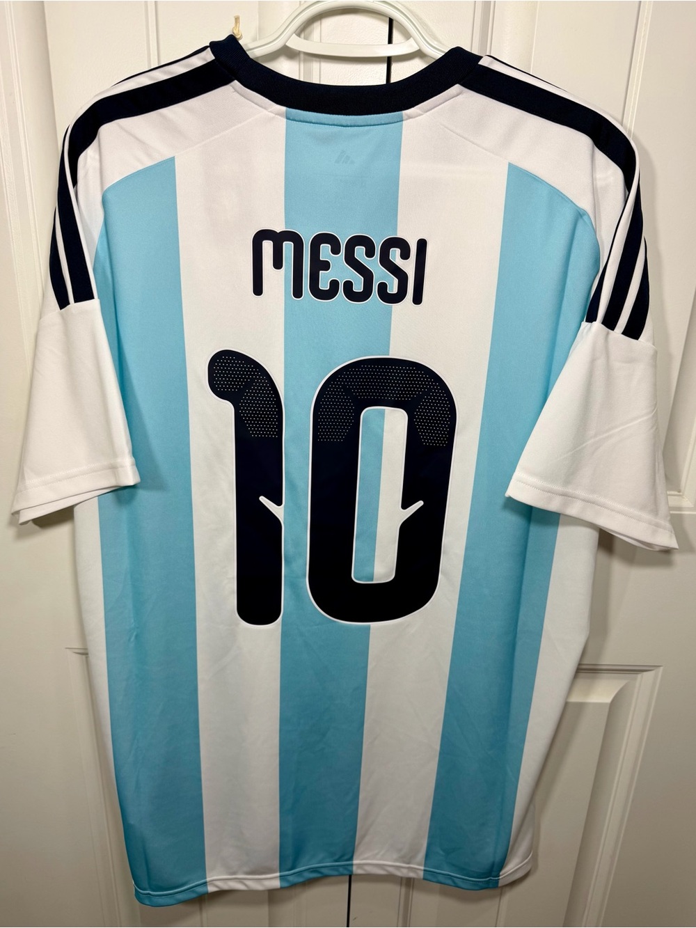 Adidas Argentina Lionel Messi #10 Home Jersey Men’s XL NWT Slim Fit - Picture 2 of 10